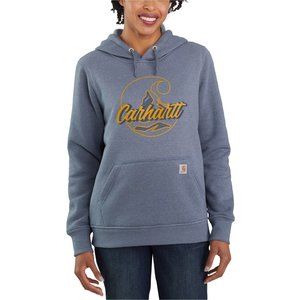 NEW Carhartt 105275 Midweight Logo Hoodie - Factory Seconds Gray Heather  267sn